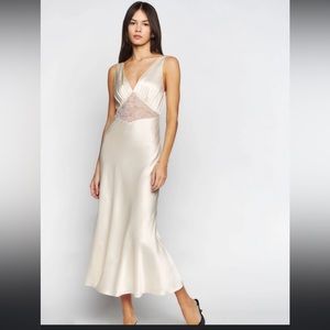 Reformation Inara silk dress, never worn, tags intact